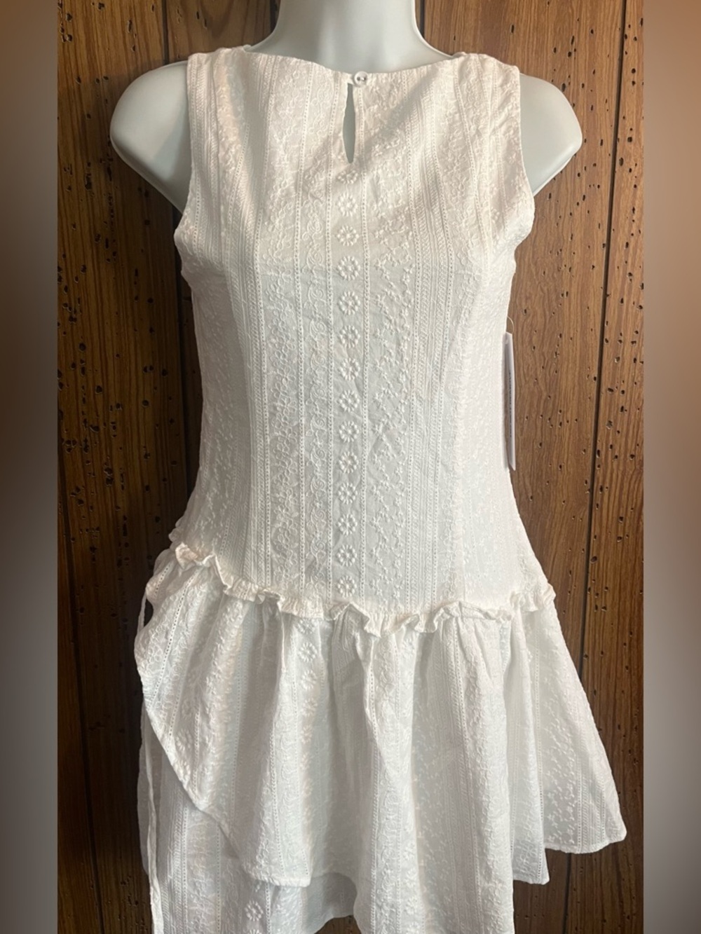 Princess PollyWhite Sleeveless Mini Dress with Tie Detail - Picture 5 of 7